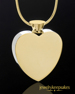 Gold Plated Cremation Jewelry